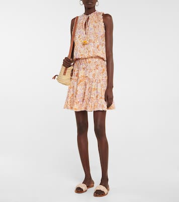 Clara printed minidress | Poupette St Barth