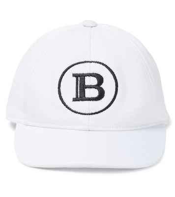Logo cotton baseball cap | Balmain Kids
