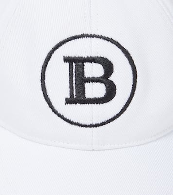Logo cotton baseball cap | Balmain Kids