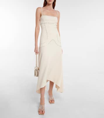 Stud-embellished midi dress | Stella McCartney