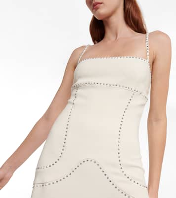 Stud-embellished midi dress | Stella McCartney