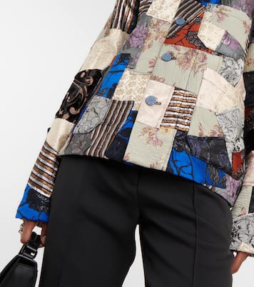 Chaqueta de patchwork de jacquard | Acne Studios