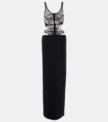 Lace corset gown | David Koma