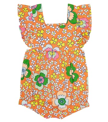Baby floral cotton romper | Stella McCartney Kids