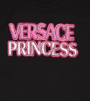 T-shirt en coton à logo | Versace Kids