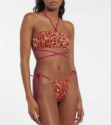Leopard-print bikini bottoms | Stella McCartney