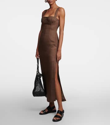 Bettina linen midi dress | SIR