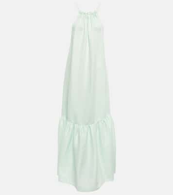 Maxikleid Ibiza aus Leinen | Asceno