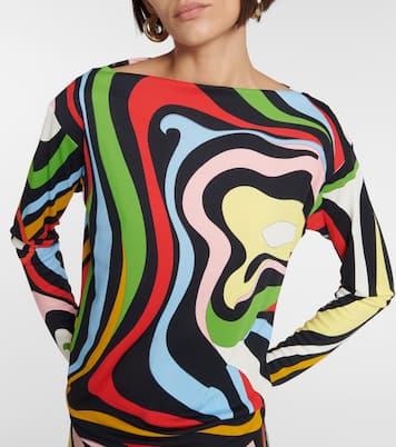 Marmo jersey blouse | Pucci
