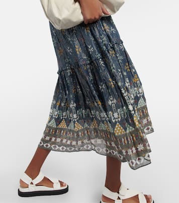 Bedrucktes Midikleid Kabelino aus Baumwolle | Marant Etoile