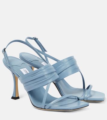 Beziers 90 leather sandals | Jimmy Choo
