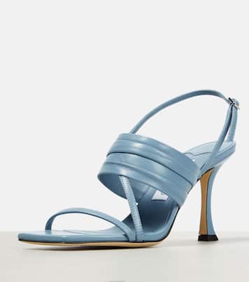 Beziers 90 leather sandals | Jimmy Choo