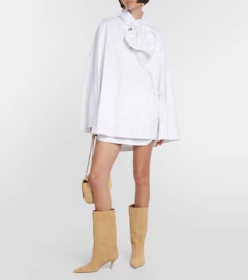 Botas altas Fiona 60 de ante | Amina Muaddi