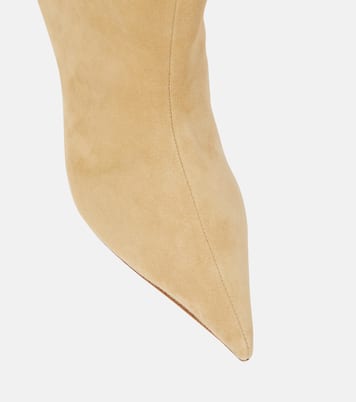 Botas altas Fiona 60 de ante | Amina Muaddi