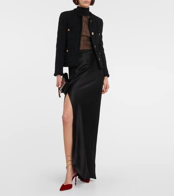 Verzierte Mules Cleo 105 aus Samt | Rene Caovilla