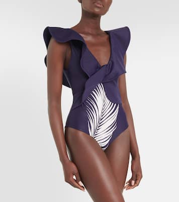 Navegando ruffle-trimmed swimsuit | Johanna Ortiz