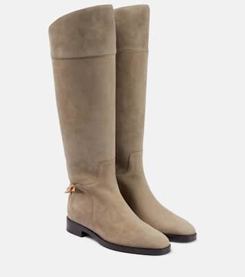 Nell suede knee-high boots | Jimmy Choo
