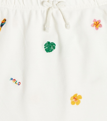 Gonna in cotone con ricamo | Polo Ralph Lauren Kids