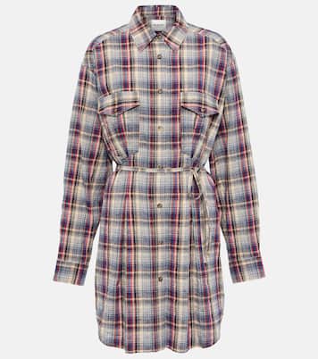 Liliane checked flannel minidress | Marant Etoile