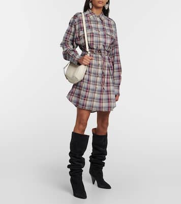 Liliane checked flannel minidress | Marant Etoile