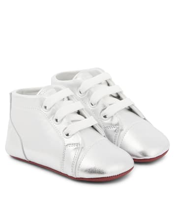 Baby - Sneakers in pelle metallizzata | Christian Louboutin Kids
