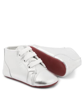 Baby - Sneakers in pelle metallizzata | Christian Louboutin Kids