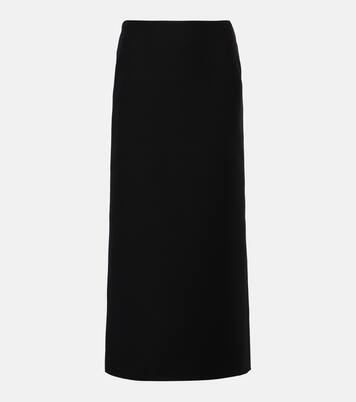 Midirock aus Crêpe Couture  | Valentino