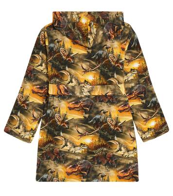 Wave printed cotton-blend robe | Molo