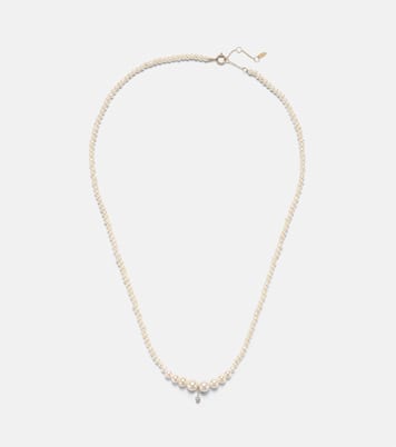 Collier Gradient en or 18 ct, perles et diamant | Persée