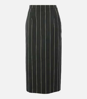 Wool-blend bouclé tweed midi skirt | Alessandra Rich