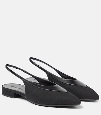 Slingback-Ballerinas Rebecca mit Leder | Loro Piana