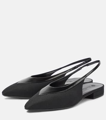 Slingback-Ballerinas Rebecca mit Leder | Loro Piana