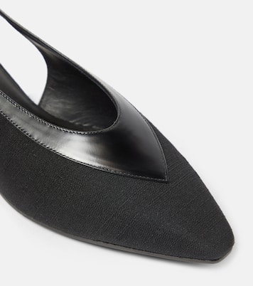 Slingback-Ballerinas Rebecca mit Leder | Loro Piana