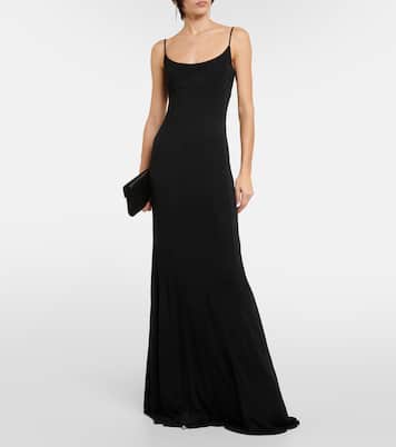 Lauren jersey maxi dress | Staud