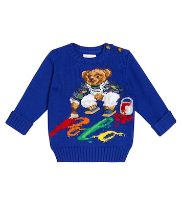 Baby Polo Bear cotton sweater | Polo Ralph Lauren Kids
