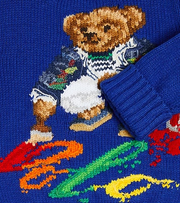 Baby Polo Bear cotton sweater | Polo Ralph Lauren Kids