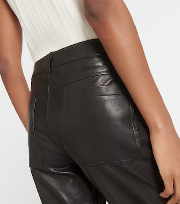Schlaghose Sleek Statement aus Leder | Dorothee Schumacher