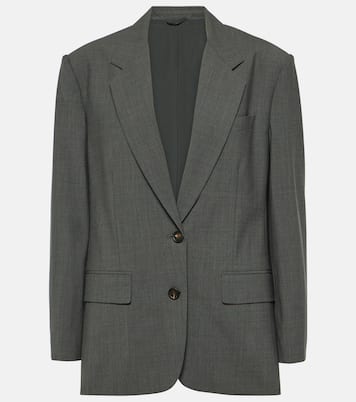 Oversized wool-blend blazer | Brunello Cucinelli