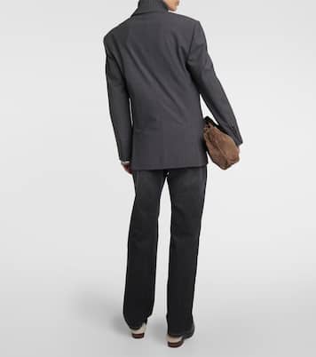 Oversized wool-blend blazer | Brunello Cucinelli