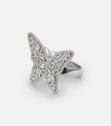 Bague Fireworks Butterfly en or blanc 18 ct et diamants | Suzanne Kalan