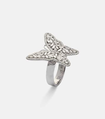 Bague Fireworks Butterfly en or blanc 18 ct et diamants | Suzanne Kalan