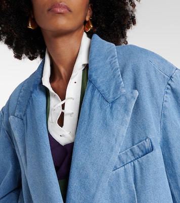 Blazer oversize di jeans | Dries Van Noten