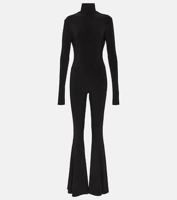 Mono flared con cuello alto | Norma Kamali