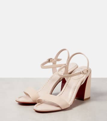 Slingback-Sandalen Miss Jane 85 aus Leder | Christian Louboutin