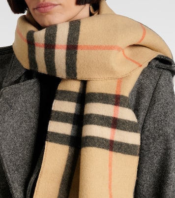 Écharpe Burberry Check EKD en cachemire | Burberry