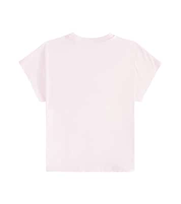 T-shirt in jersey di cotone con logo | Balmain Kids