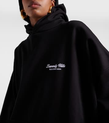Sudadera oversized Beverly Hills de algodón | Balenciaga