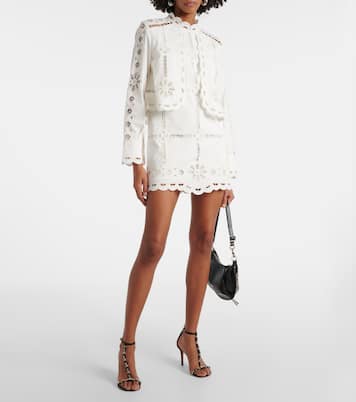 Besticktes Minikleid Praline aus Baumwolle | Isabel Marant