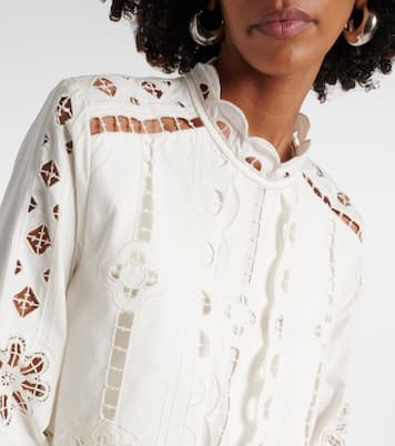 Besticktes Minikleid Praline aus Baumwolle | Isabel Marant