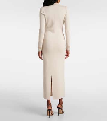 Wool and silk-blend polo dress | Tom Ford